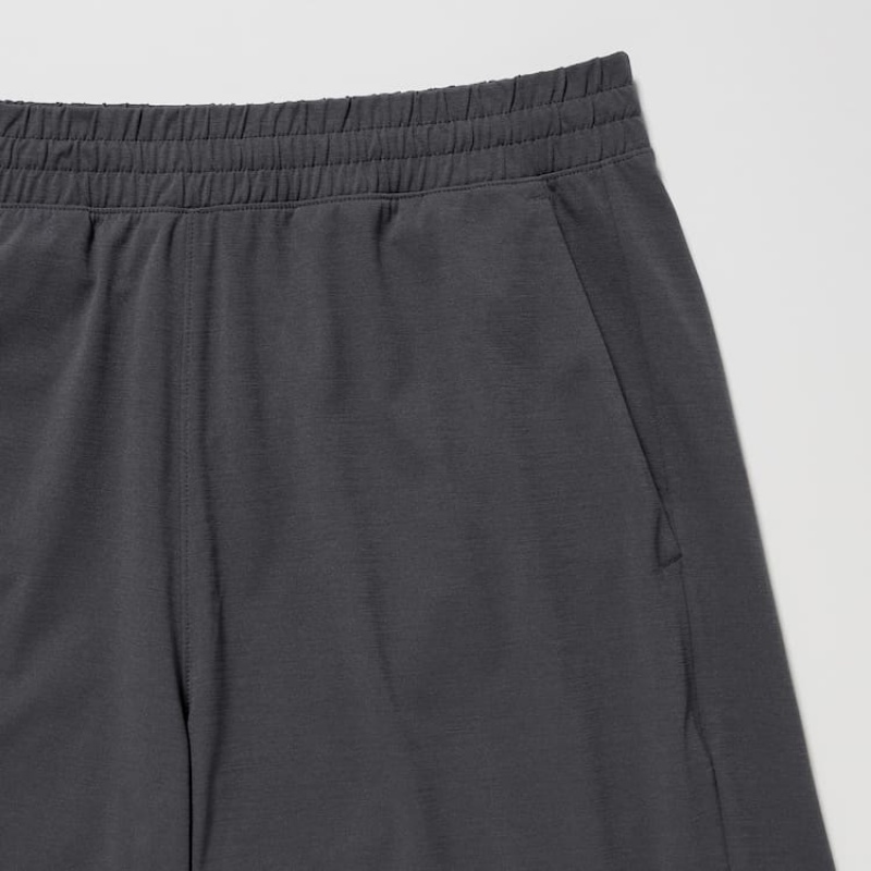 Grey Uniqlo Ultra Stretch Dry-ex Men Shorts | 8948080