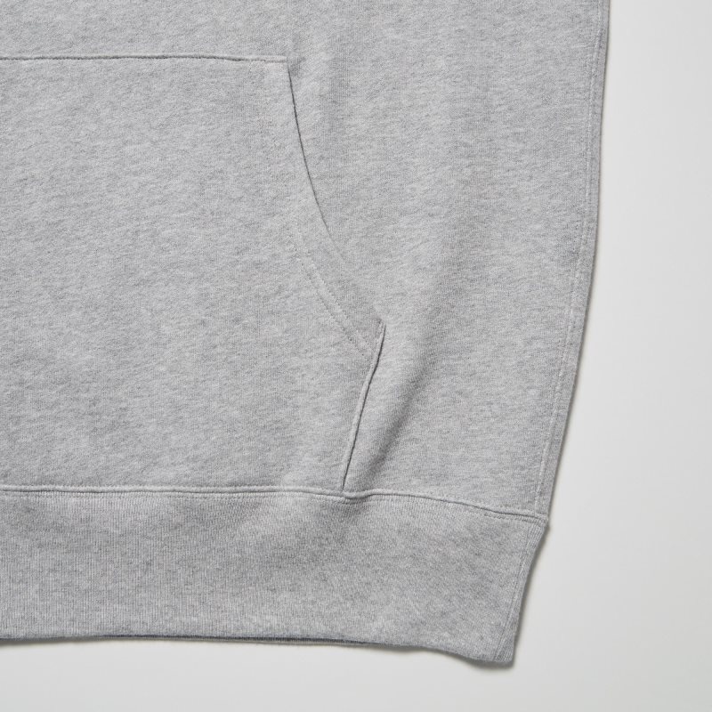 Grey Uniqlo Ut Archive Long Sleeve Sweat Jean-michel Basquiat Men Hoodie | 46546