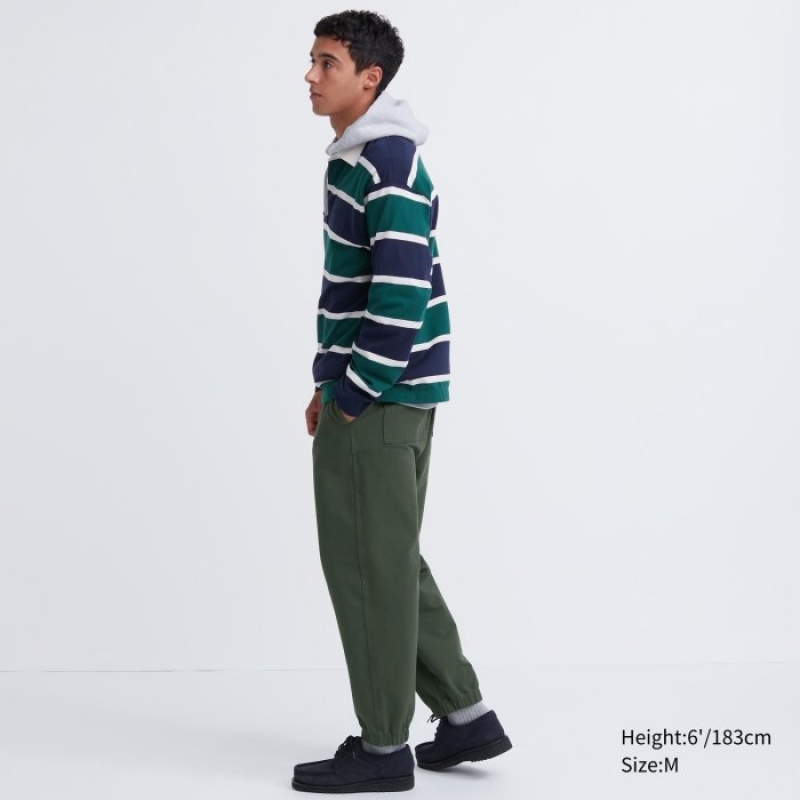 Grey Uniqlo Washed Jersey Women Joggers | 1641489