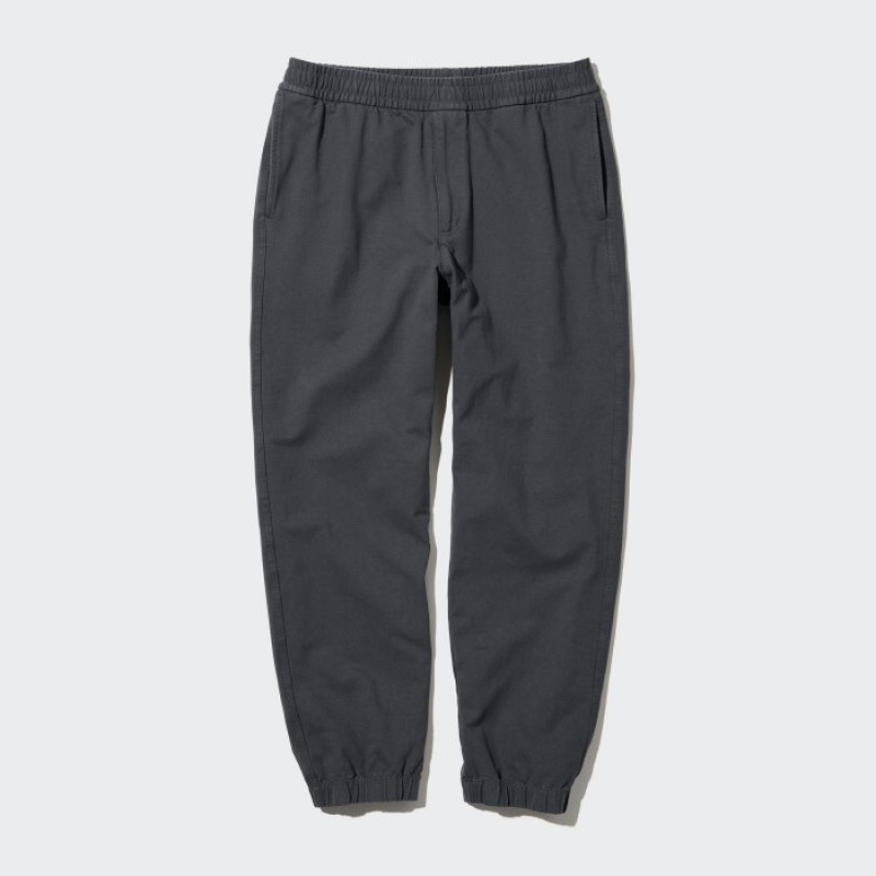 Grey Uniqlo Washed Jersey Women Joggers | 1641489