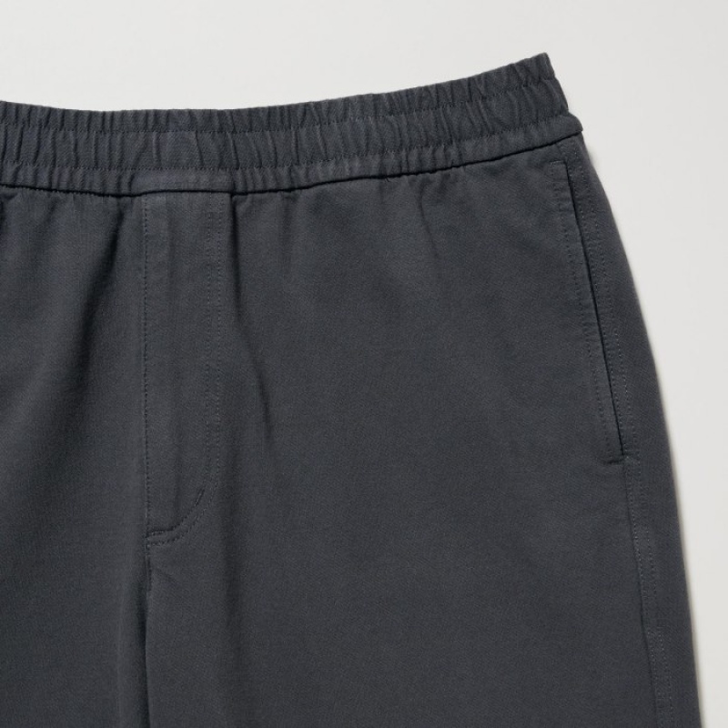 Grey Uniqlo Washed Jersey Women Joggers | 1641489