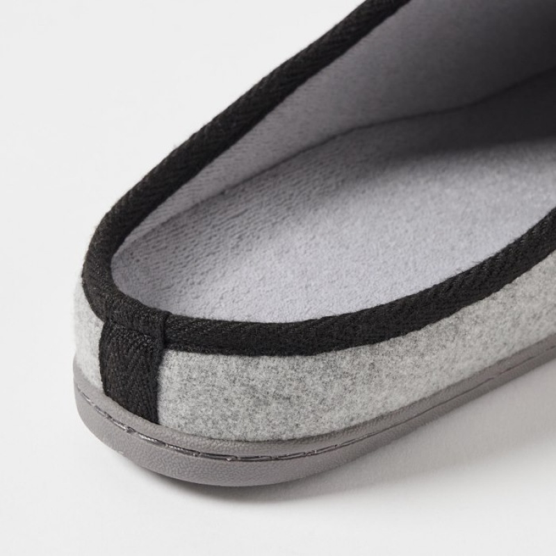 Grey Uniqlo Wool Like Women Slippers | 5880140