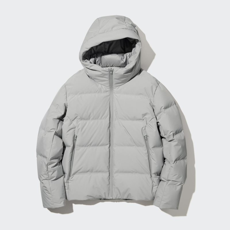 Navy Uniqlo 3d Cut Seamless Down Men Parka | 7435693