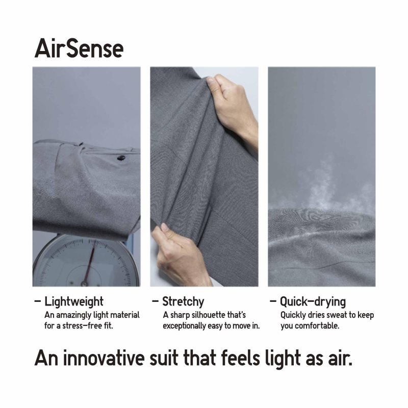 Navy Uniqlo Airsense Wool Like Ultra Light Men Jackets | 2747931