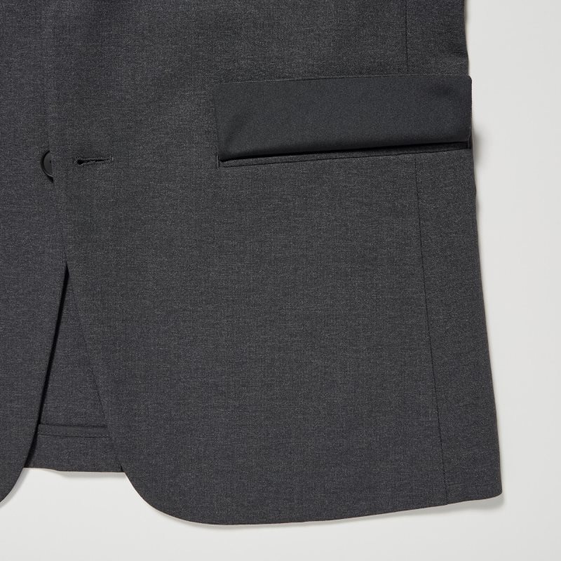 Navy Uniqlo Airsense Wool Like Ultra Light Men Jackets | 2747931