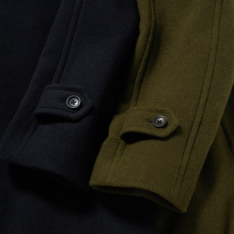 Navy Uniqlo Balmacaan Men Coats | 3453085