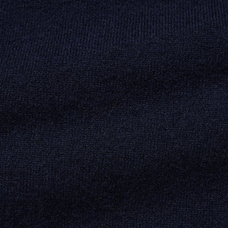 Navy Uniqlo Cashmere Turtleneck Long-sleeve Men Sweaters | 4323820
