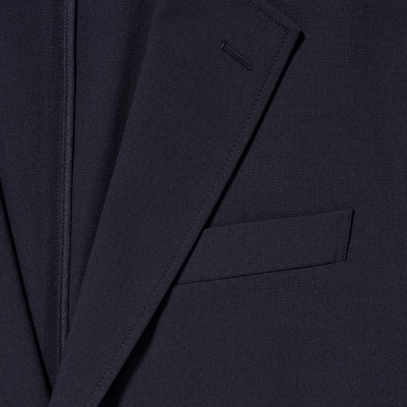 Navy Uniqlo Comfort Men Blazers | 7190373