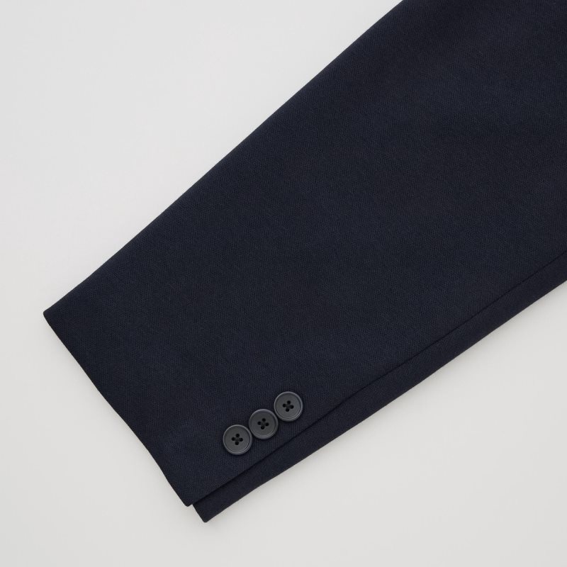Navy Uniqlo Comfort Men Jackets | 2438678