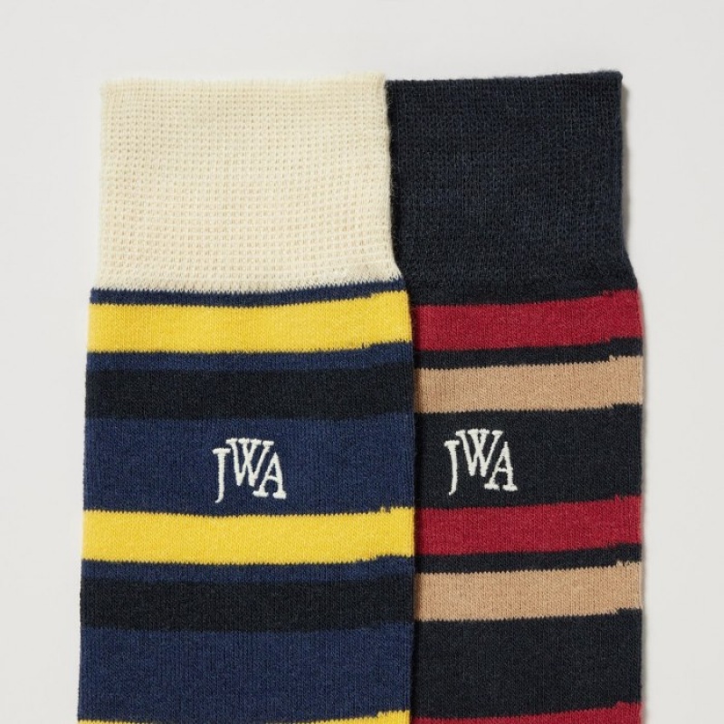 Navy Uniqlo HEATTECH Anti-Odor Women Socks | 9459784