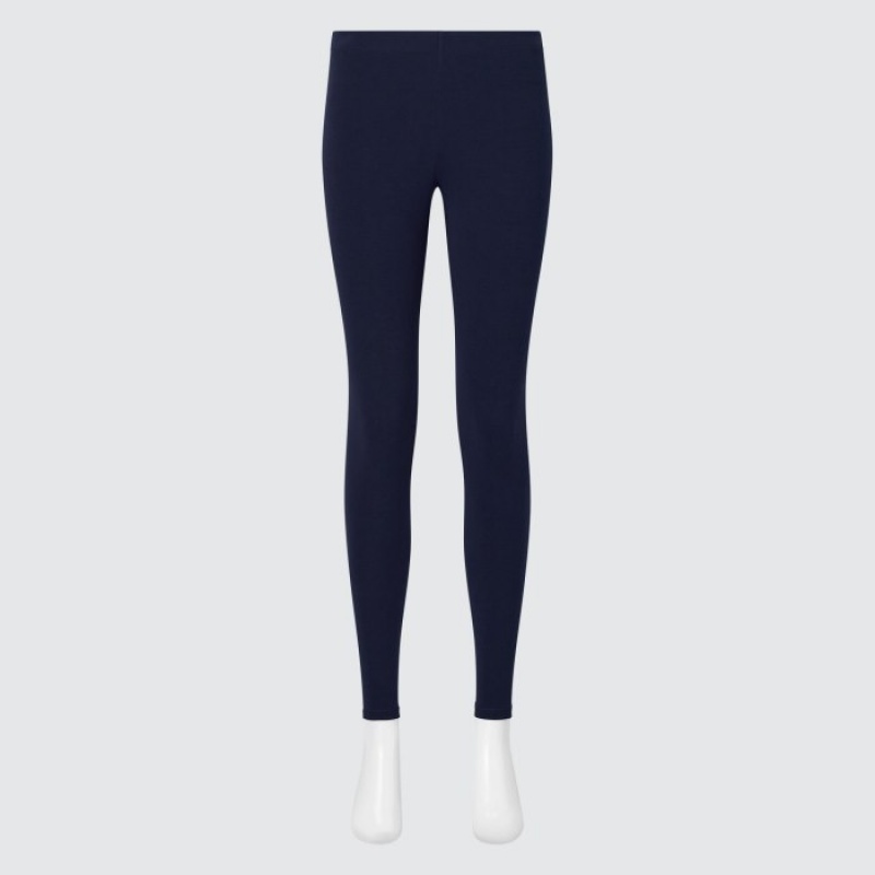 Navy Uniqlo HEATTECH Ultra Warm Women Leggings | 1174350