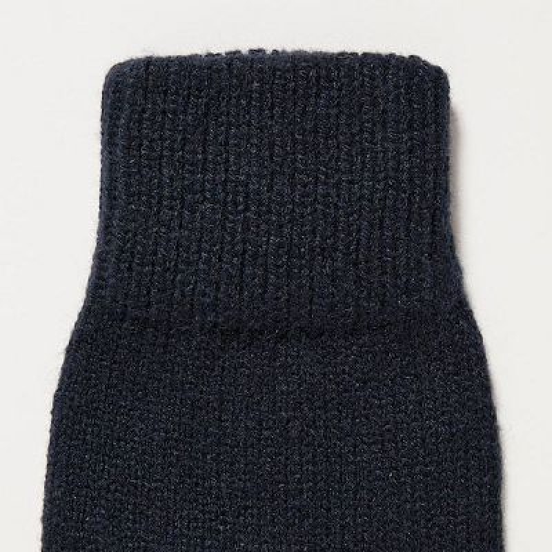 Navy Uniqlo HEATTECH Women Gloves | 2793081
