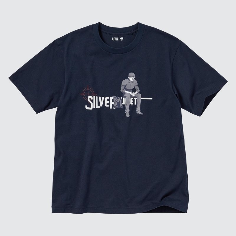 Navy Uniqlo Introduction Of Detective Conan Case Closed Ut Short-sleeve Graphic Men T Shirts | 677705