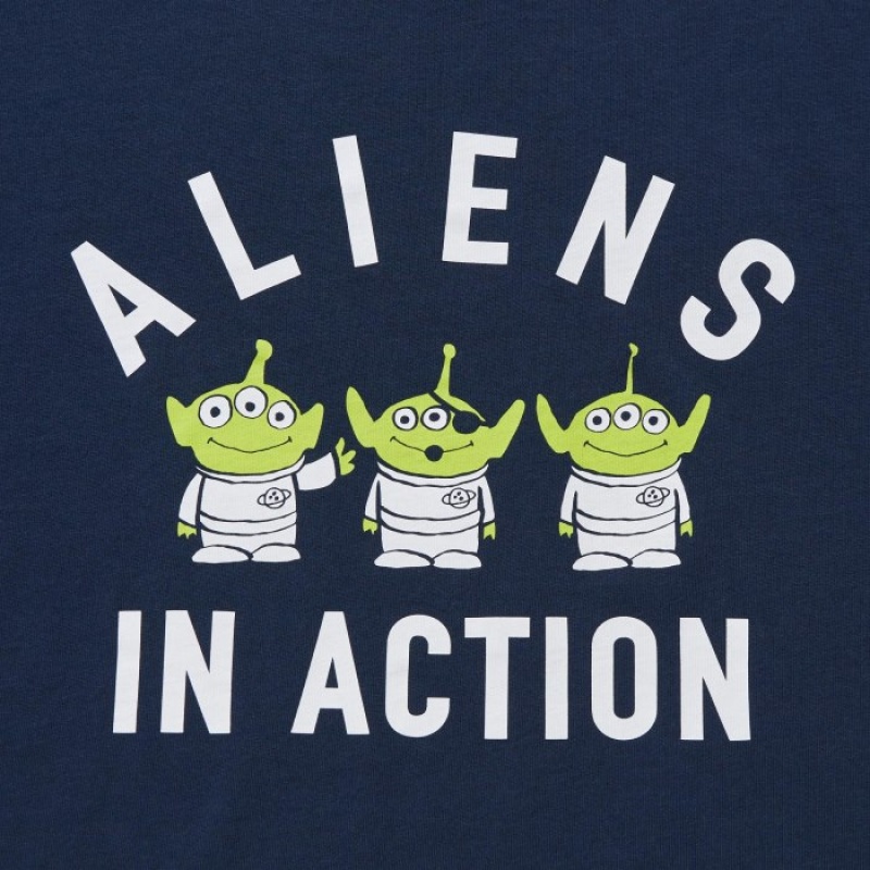 Navy Uniqlo MAGIC FOR ALL FOREVER UT Short-Sleeve Women T Shirts | 7091833