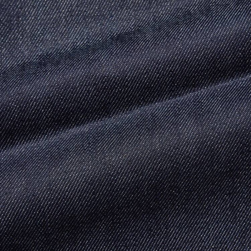 Navy Uniqlo Selvedge Stretch Slim Fit Men Jeans | 8860176