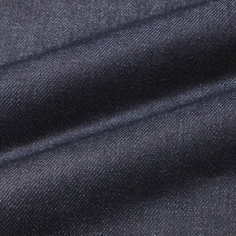 Navy Uniqlo Selvedge Stretch Slim Fit Men Jeans | 9666074