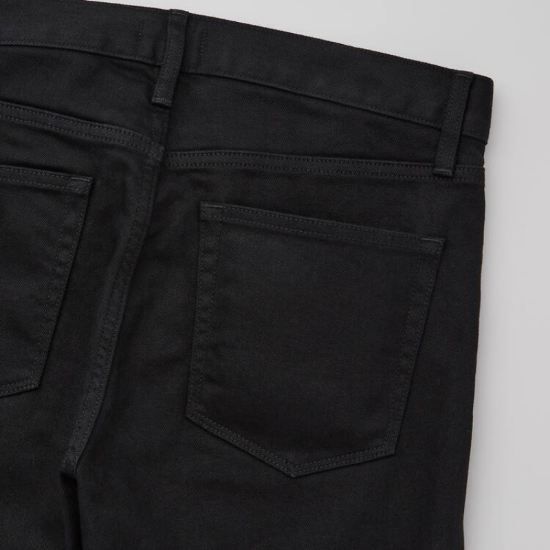 Navy Uniqlo Selvedge Stretch Slim Fit Men Jeans | 9129188