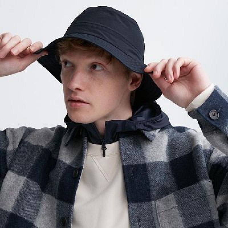 Navy Uniqlo UV Protection Women Hats | 534172