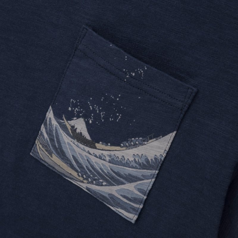 Navy Uniqlo Ukiyo-e Ut Short-sleeve Graphic Men T Shirts | 9219948