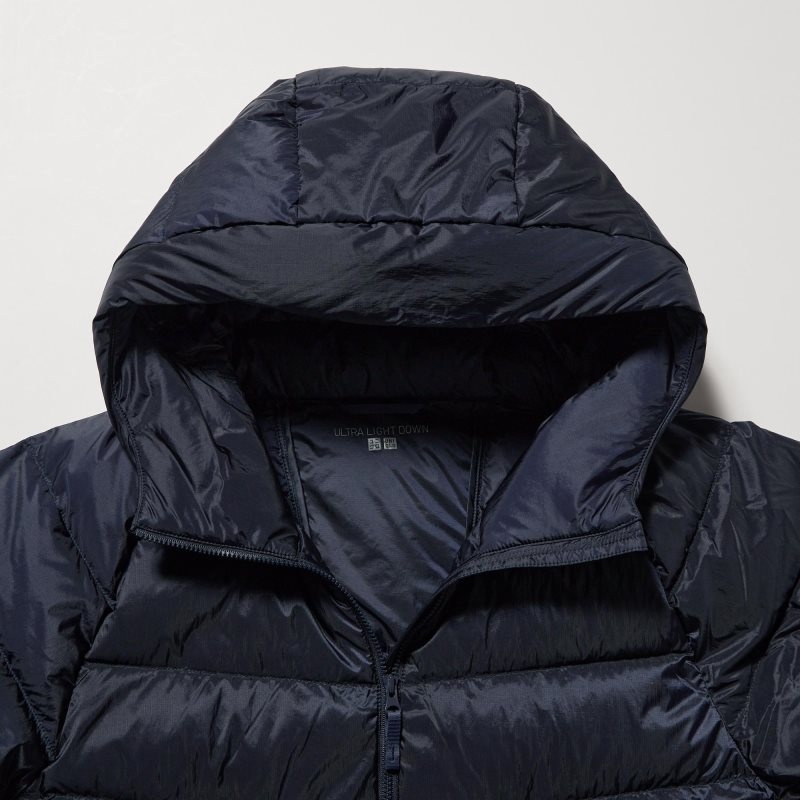 Navy Uniqlo Ultra Light Down 3d Cut Men Parka | 2550668