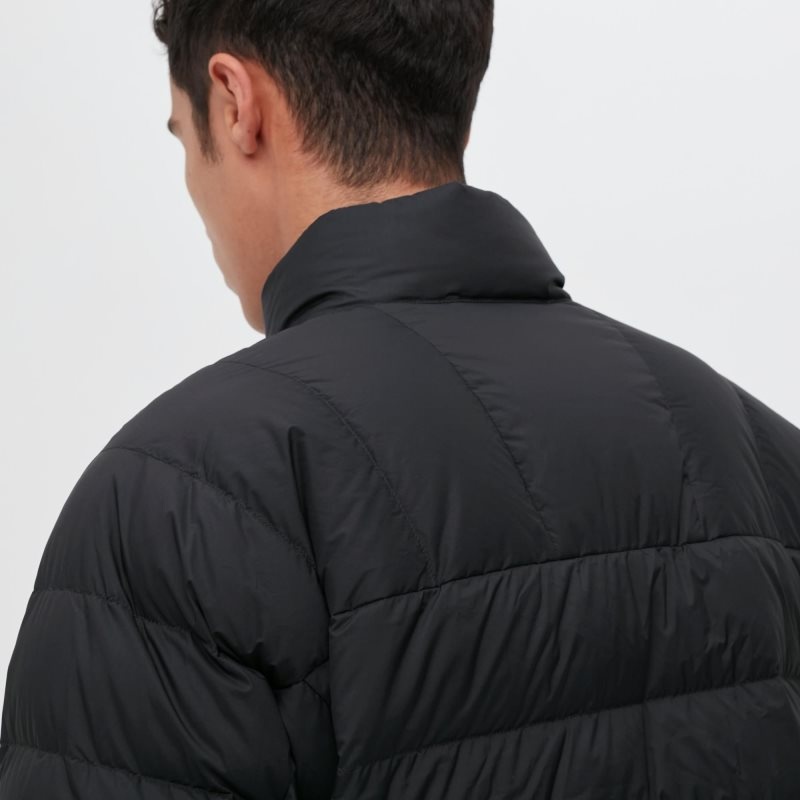 Navy Uniqlo Ultra Light Down 3d Cut Narrow Quilt Men Jackets | 4679932