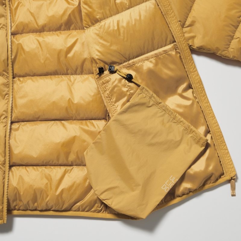 Navy Uniqlo Ultra Light Down 3d Cut Wide Quilt Men Jackets | 3161155