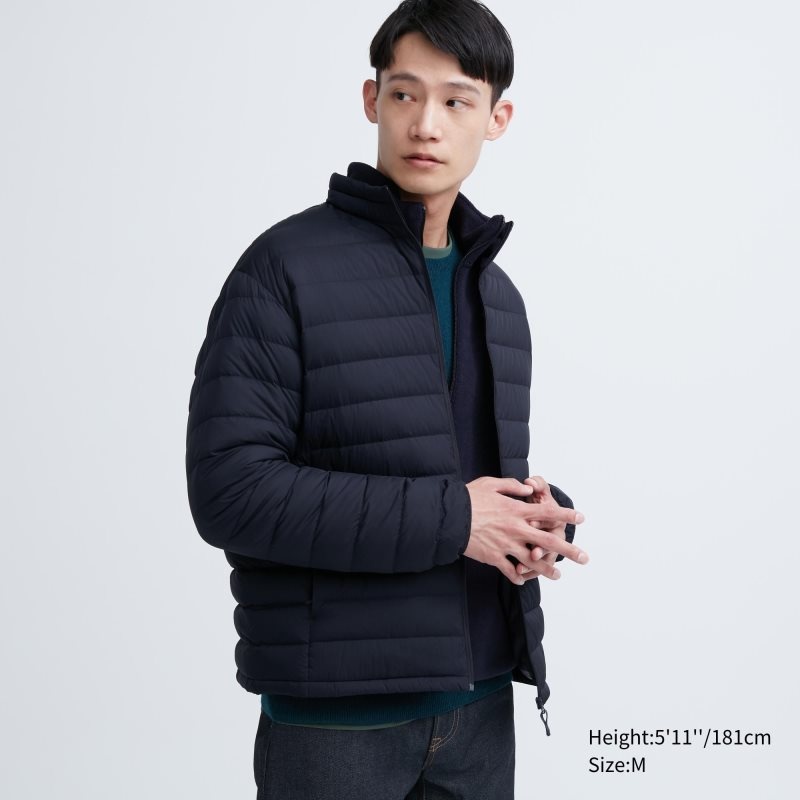 Navy Uniqlo Ultra Light Down Men Jackets | 2238916