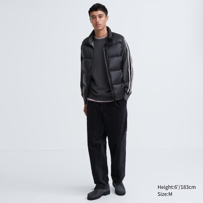 Navy Uniqlo Ultra Light Down Men Vest | 4480959