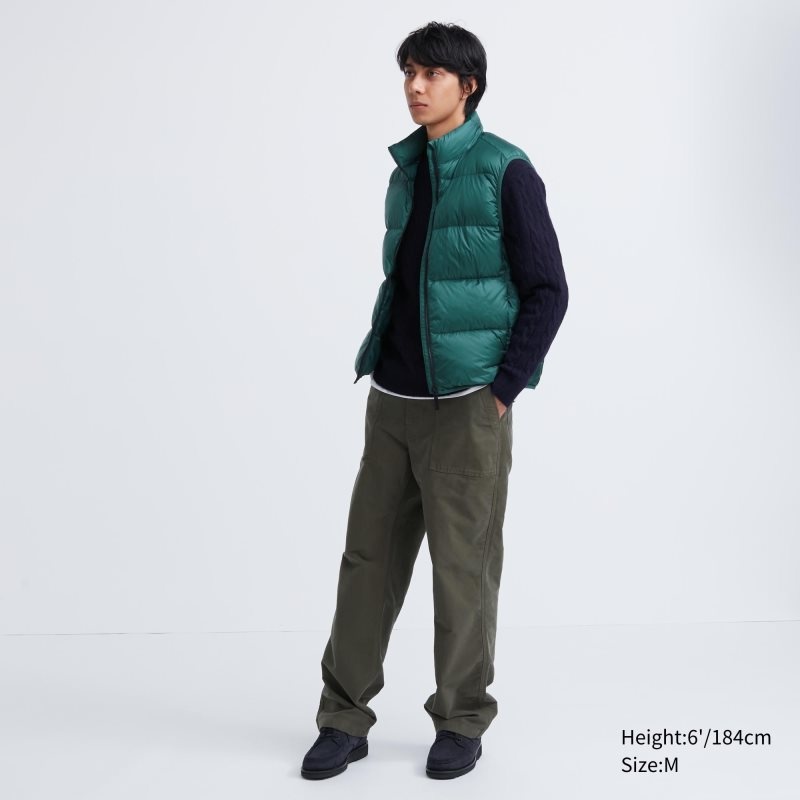 Navy Uniqlo Ultra Light Down Men Vest | 4480959