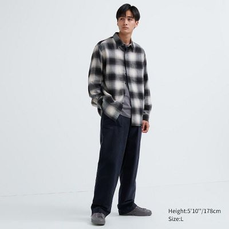 Navy Uniqlo Utility Work Women Pants | 7881735