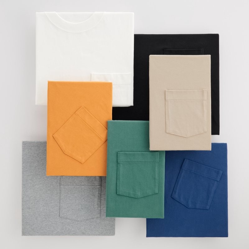 Navy Uniqlo Washed Cotton Crew Neck Long-sleeve Men T Shirts | 9220185