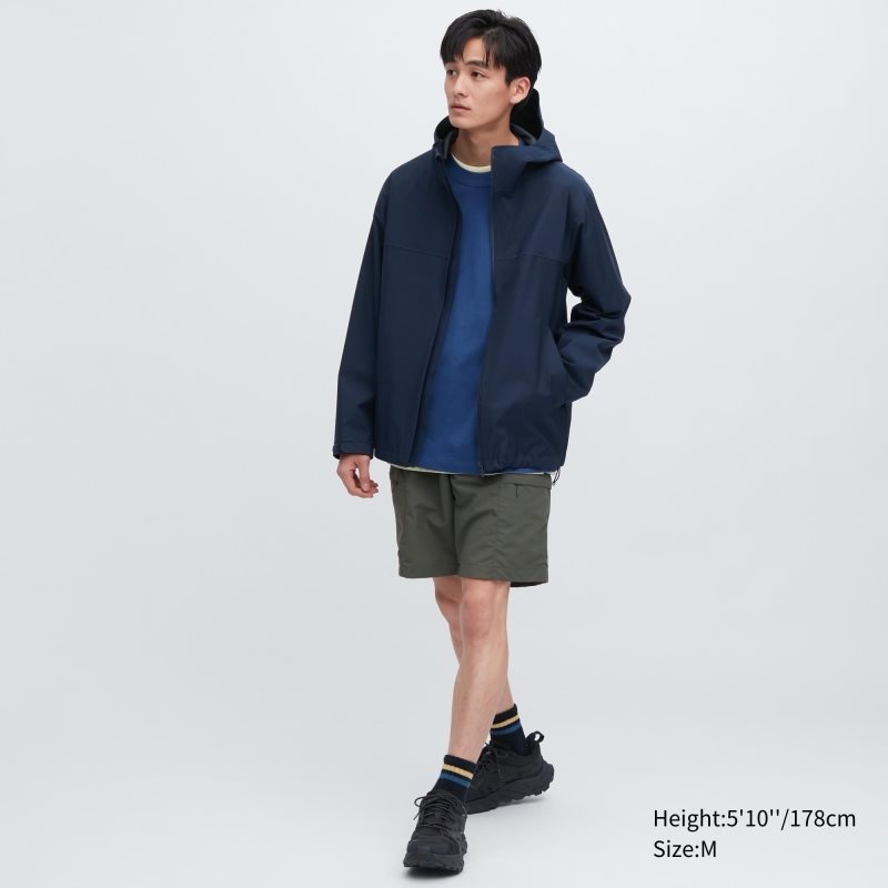 Olive Uniqlo Blocktech 3d Cut Men Parka | 2600869