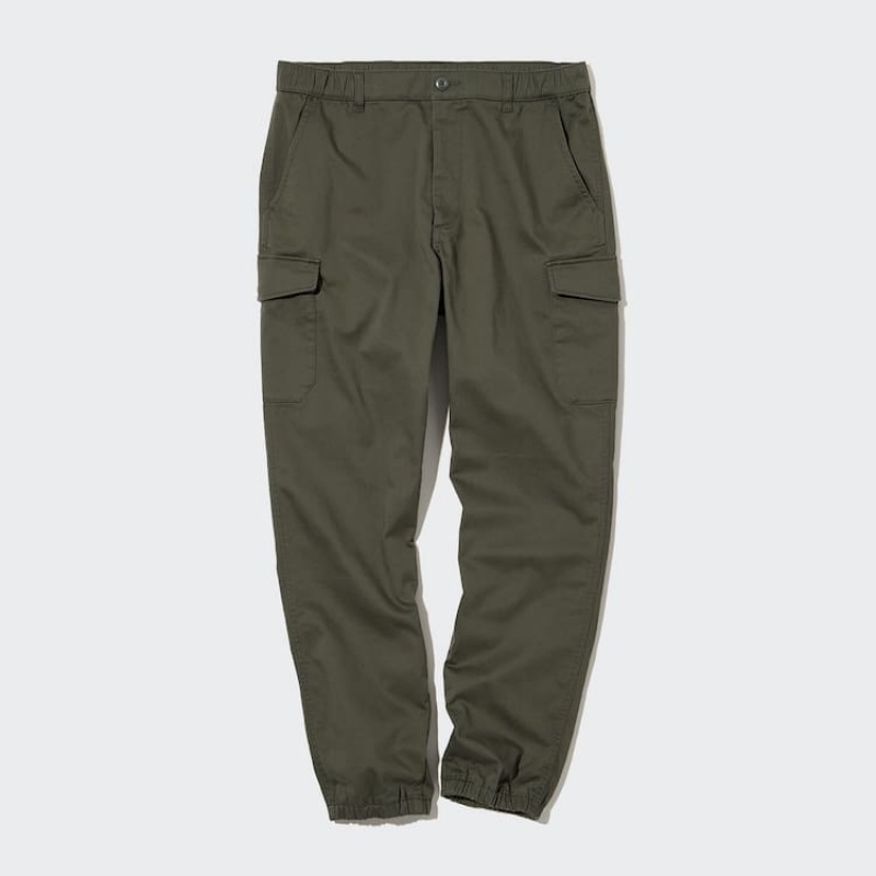 Olive Uniqlo Cargo Jogger Men Pants | 7340400