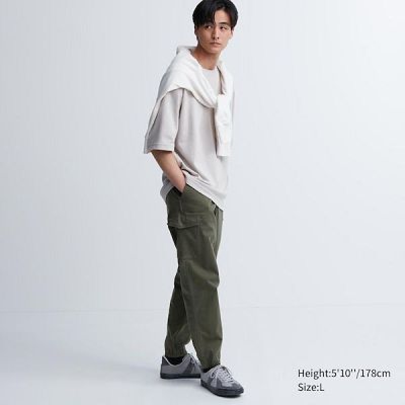 Olive Uniqlo Cargo Women Joggers | 3808267