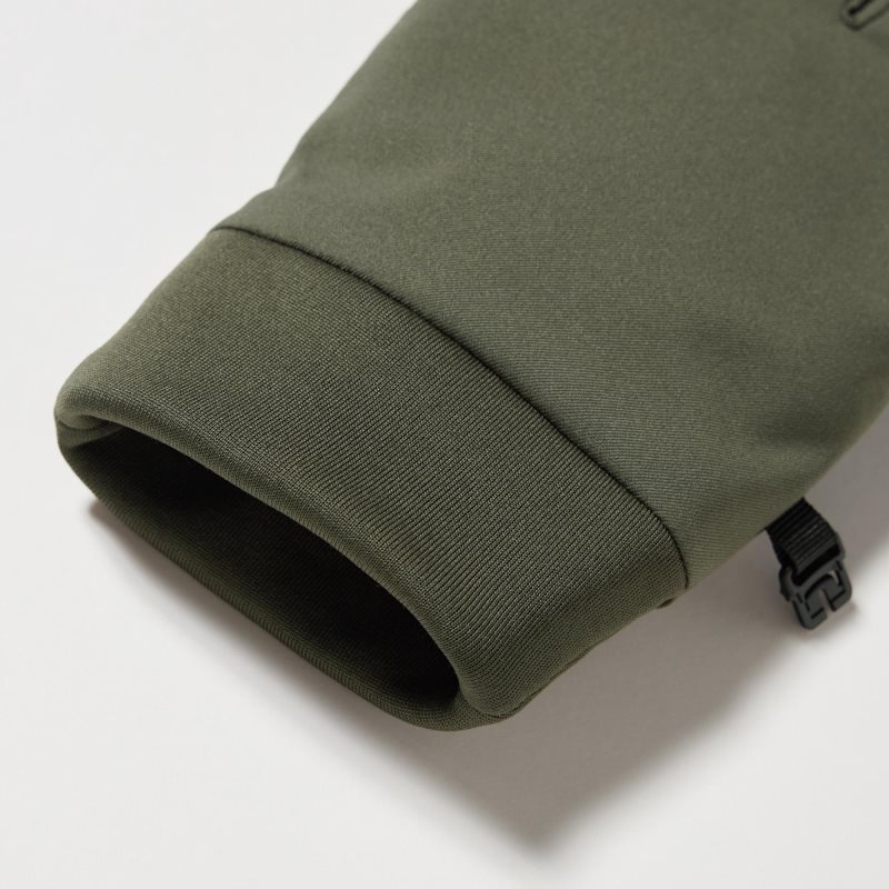Olive Uniqlo Heattech Lined Function Men Gloves | 7377903