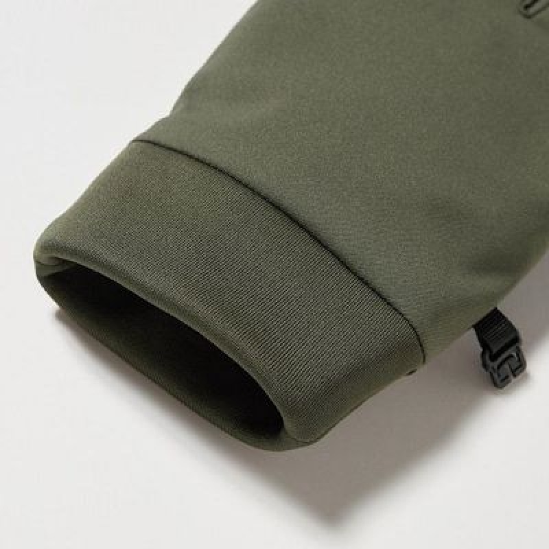 Olive Uniqlo Heattech Lined Function Women Gloves | 5267677
