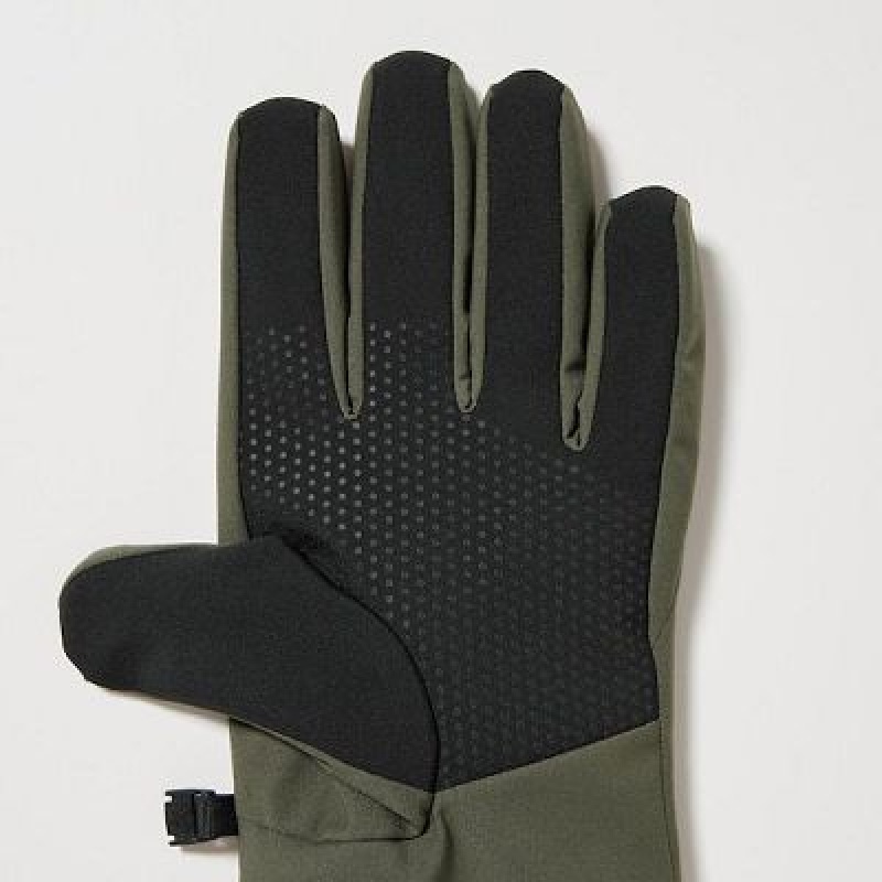 Olive Uniqlo Heattech Lined Function Women Gloves | 5267677