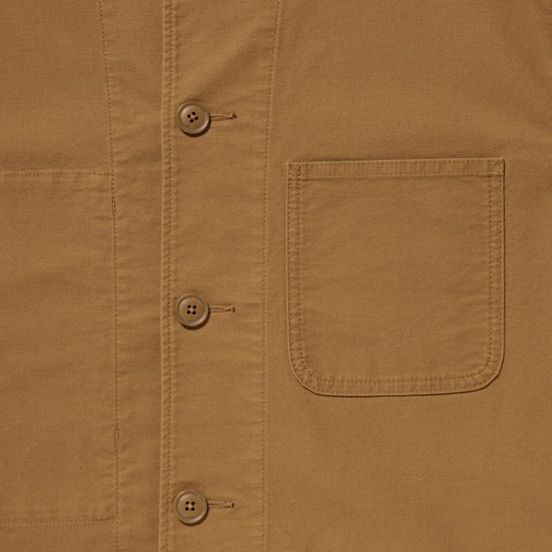 Olive Uniqlo Utility Men Jackets | 4986930