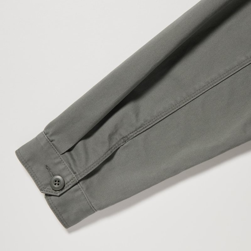 Olive Uniqlo Utility Men Jackets | 8541930