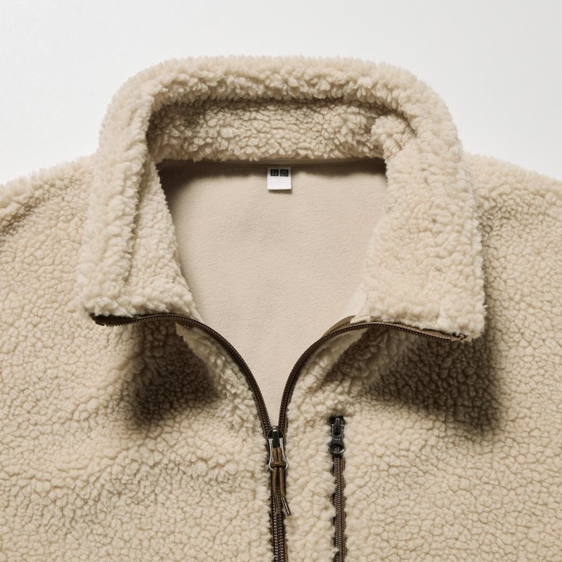 Olive Uniqlo Windproof Outer Fleece Men Jackets | 5544055