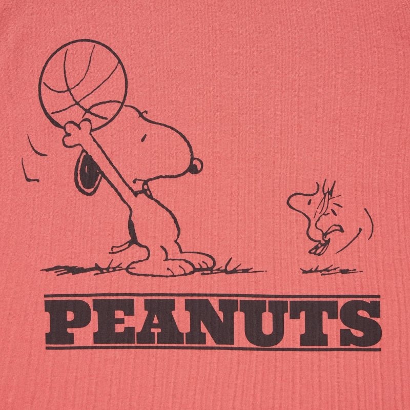 Orange Uniqlo Retro Peanuts Ut Oversized Short-sleeve Graphic Men T Shirts | 5628144