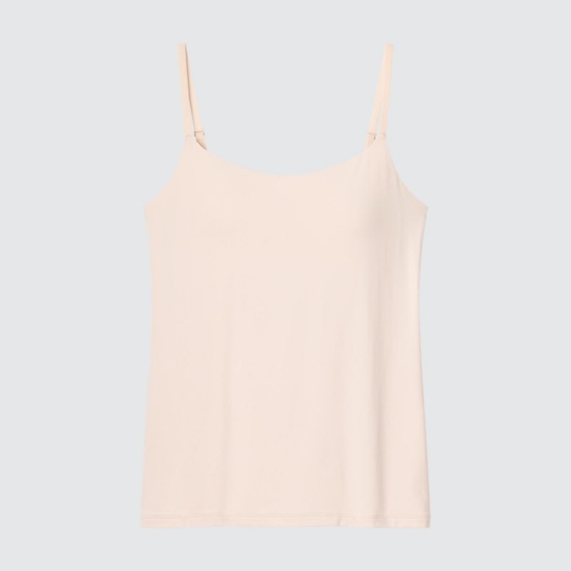 Pink Uniqlo AIRism Camisole Women Tank Top | 5387236