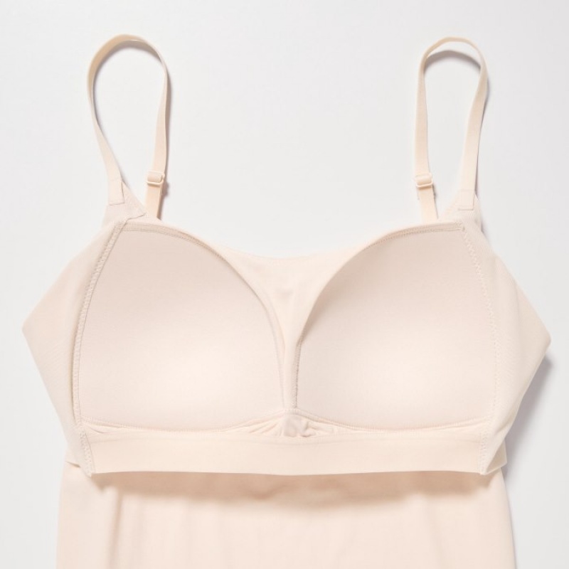 Pink Uniqlo AIRism Camisole Women Tank Top | 5387236