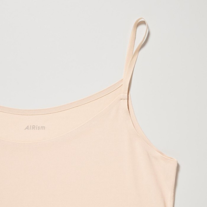 Pink Uniqlo AIRism Camisole Women Tank Top | 7661394