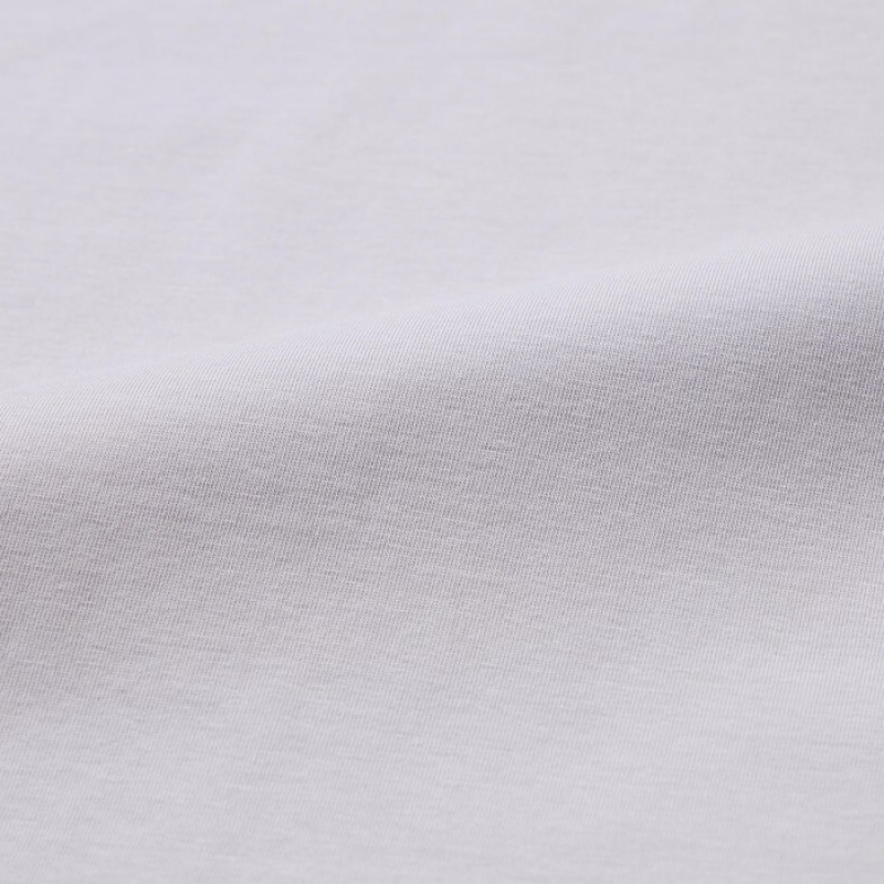 Pink Uniqlo AIRism Cotton Short Sleeve Women T Shirts | 7323773
