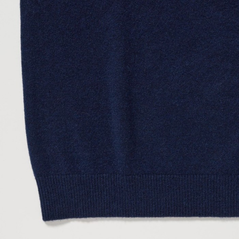 Pink Uniqlo Cashmere Crew Neck Long-sleeve Women Sweaters | 8040924