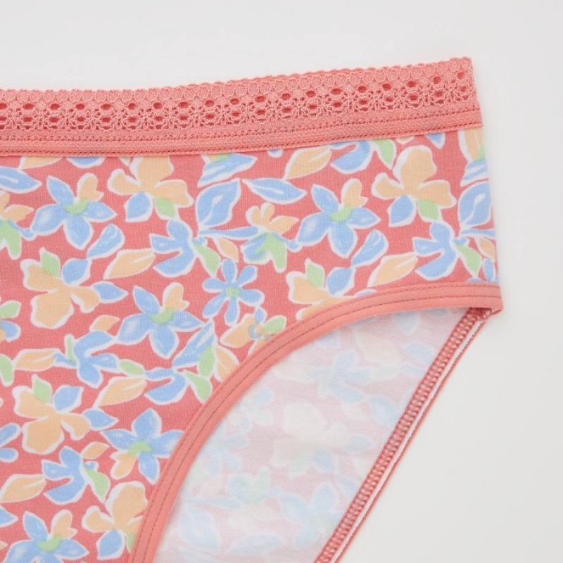 Pink Uniqlo Mid Rise Women Briefs | 8064180