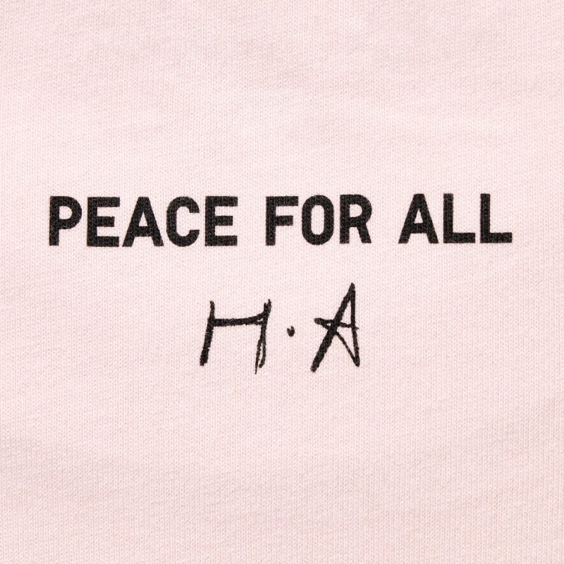 Pink Uniqlo Peace For All Haruka Ayase Short-sleeve Graphic Men T Shirts | 6714034