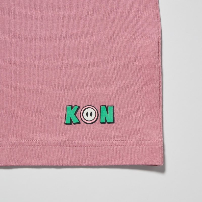 Pink Uniqlo Ut Archive Ut Bleach Short-sleeve Graphic Men T Shirts | 4829219