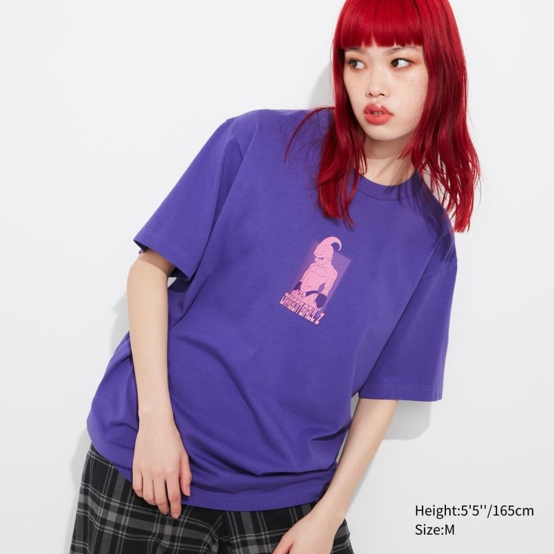 Purple Uniqlo Dragon Ball Ut Short-sleeve Graphic Men T Shirts | 5894901